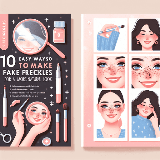 10 Cara Mudah Membuat Freckles Palsu untuk Tampilan Lebih Natural
